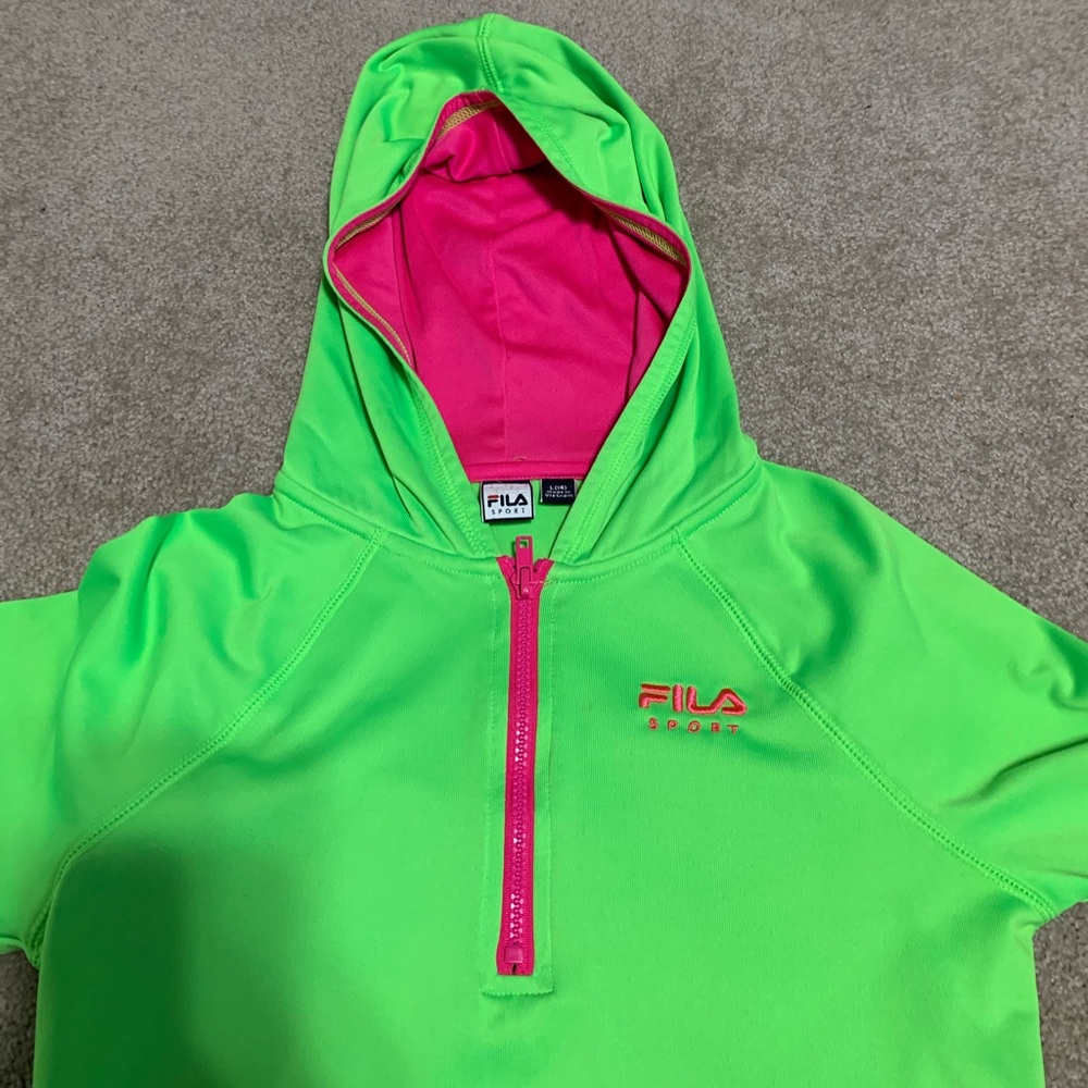 Fila Sport 3/4 Zip Jacket with hood